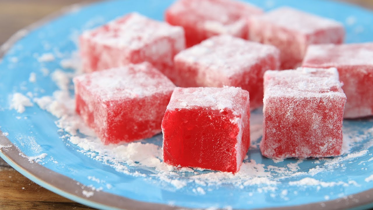 Turkish Delight Recipe | Lokum Recipe - YouTube