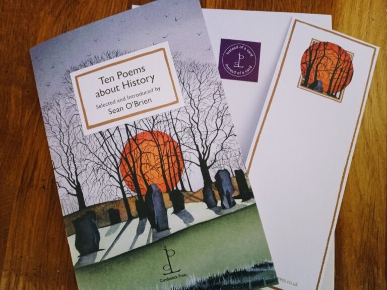 Ten Poems About History – Instead of a Card – Candlestick Press @poetrycandle – #giveaway