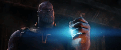 Thanos Crushing Cube Infinity War